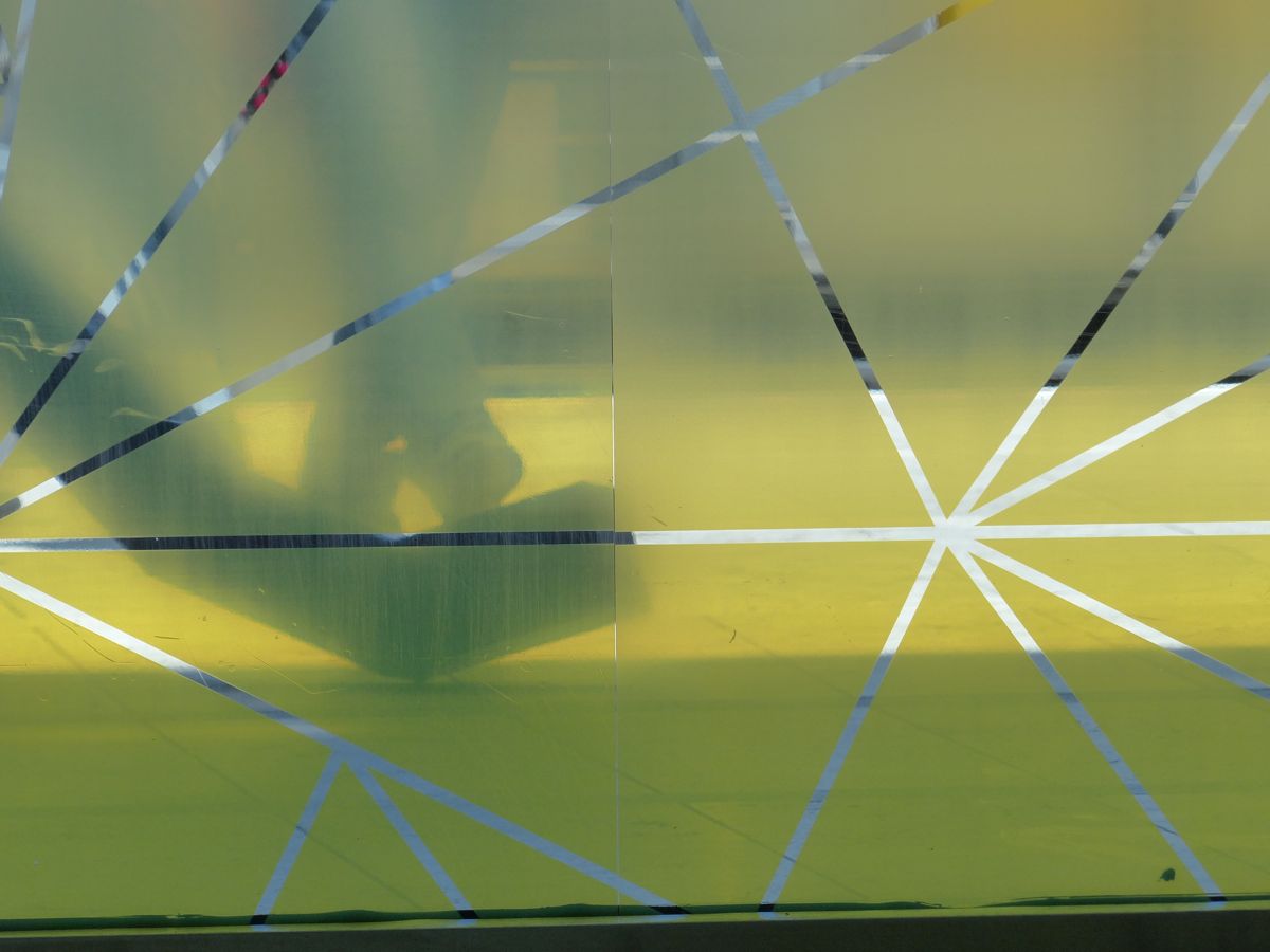 Space and colour against line and shape