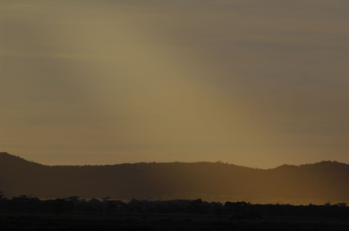 Late evening light over the You Yangs 