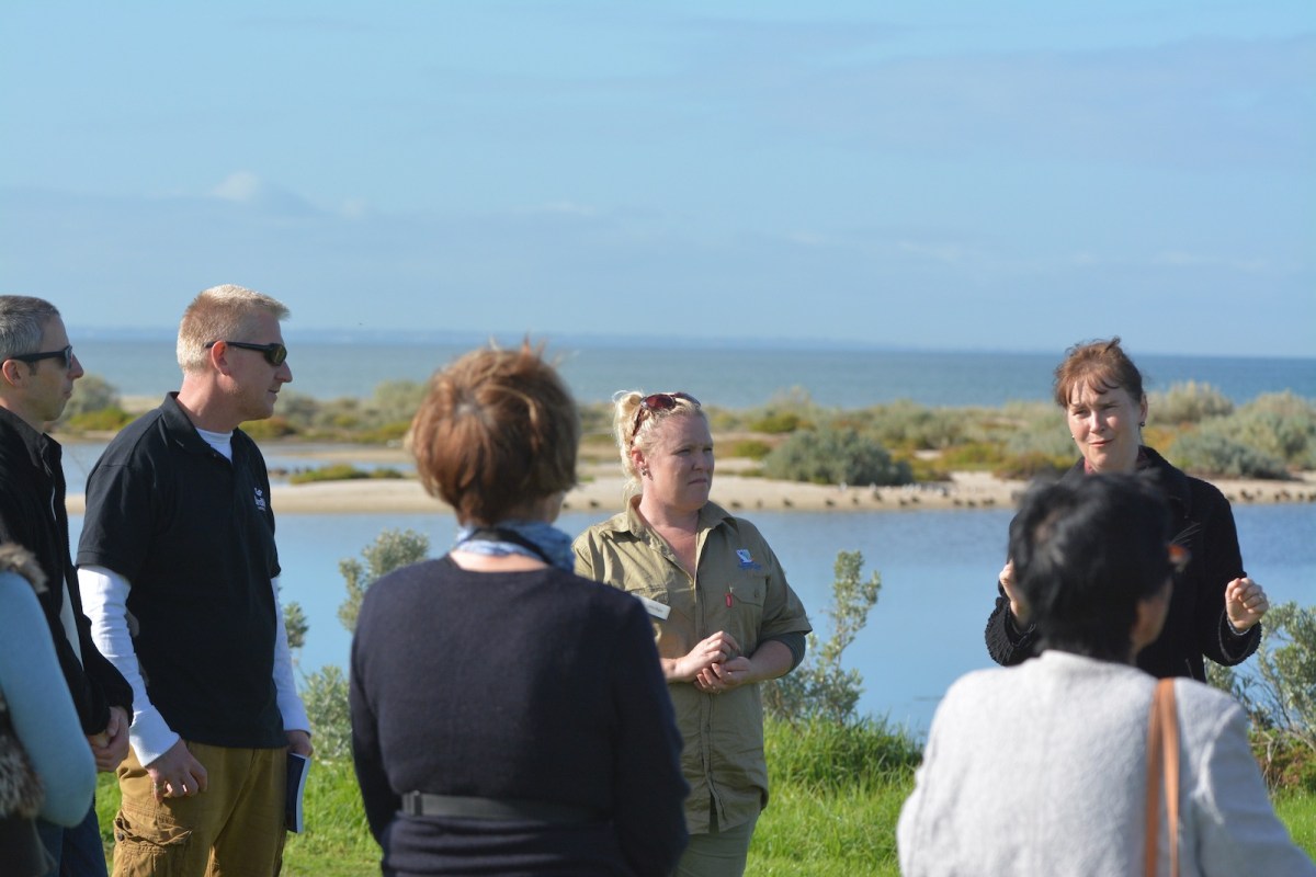 Part of the official party.  Thanks team. 