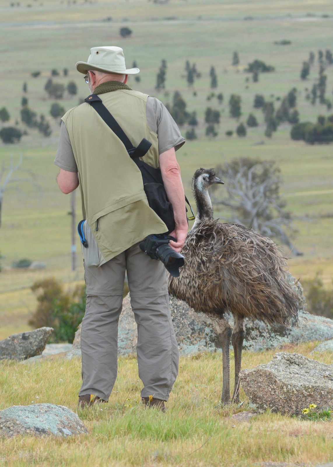 Mr An Onymous and friend.  Carefully taken to keep the masked man's identity secret.